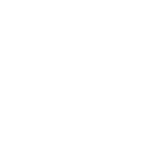 Hospice (2) A white icon of a person in a wheelchair.