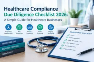 Healthcare Compliance Due Diligence Checklist 2026: A Simple Guide for Healthcare Businesses