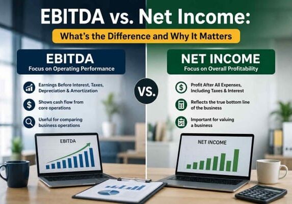 EBITDA vs. Net Income: What's the Difference and Why It Matters
